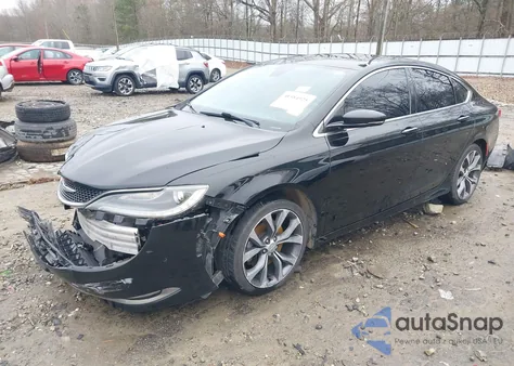 2015 Chrysler 200 C из США, поврежденный, VIN 1C3CCCEGXFN543741